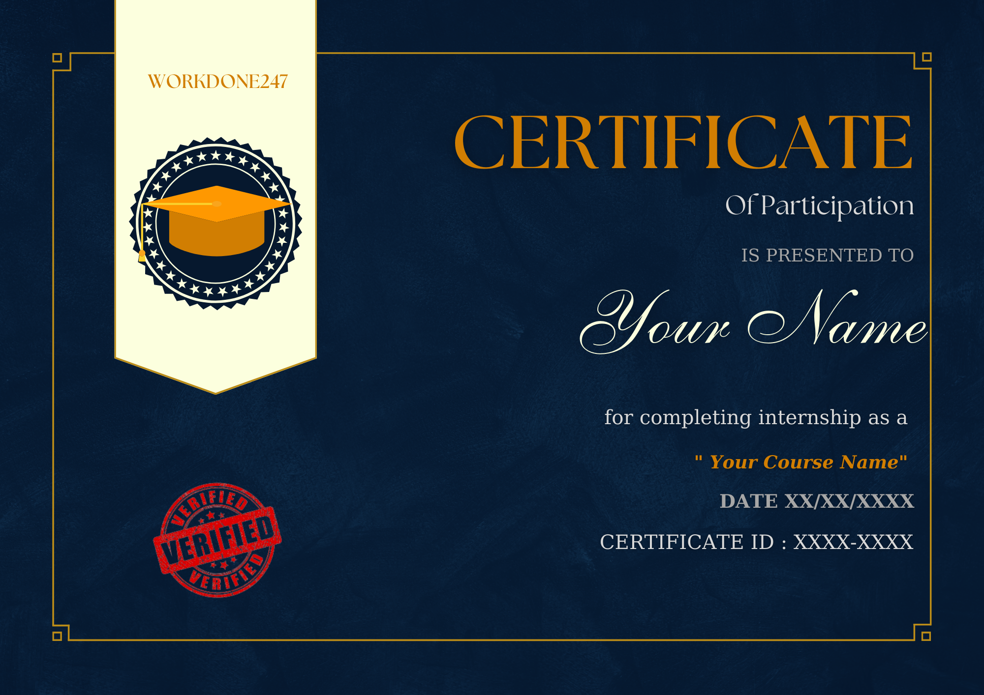 Sample Certificate
